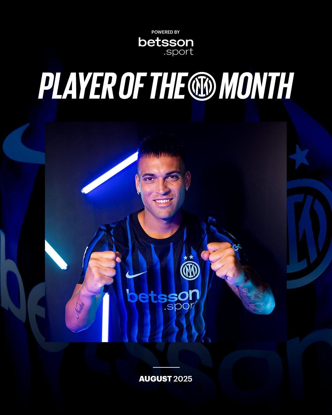 世界杯高清播放平台-意甲前两轮贡献一传一射，劳塔罗当选国米8月队内最佳球员